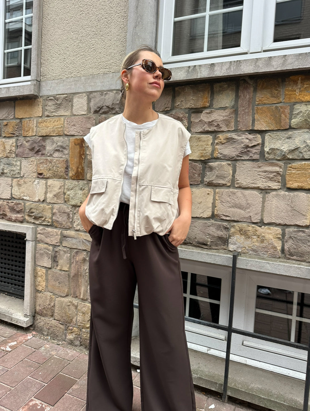 Vest Mina beige