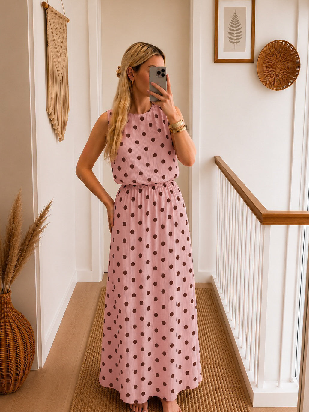 Rok Polka - Pink