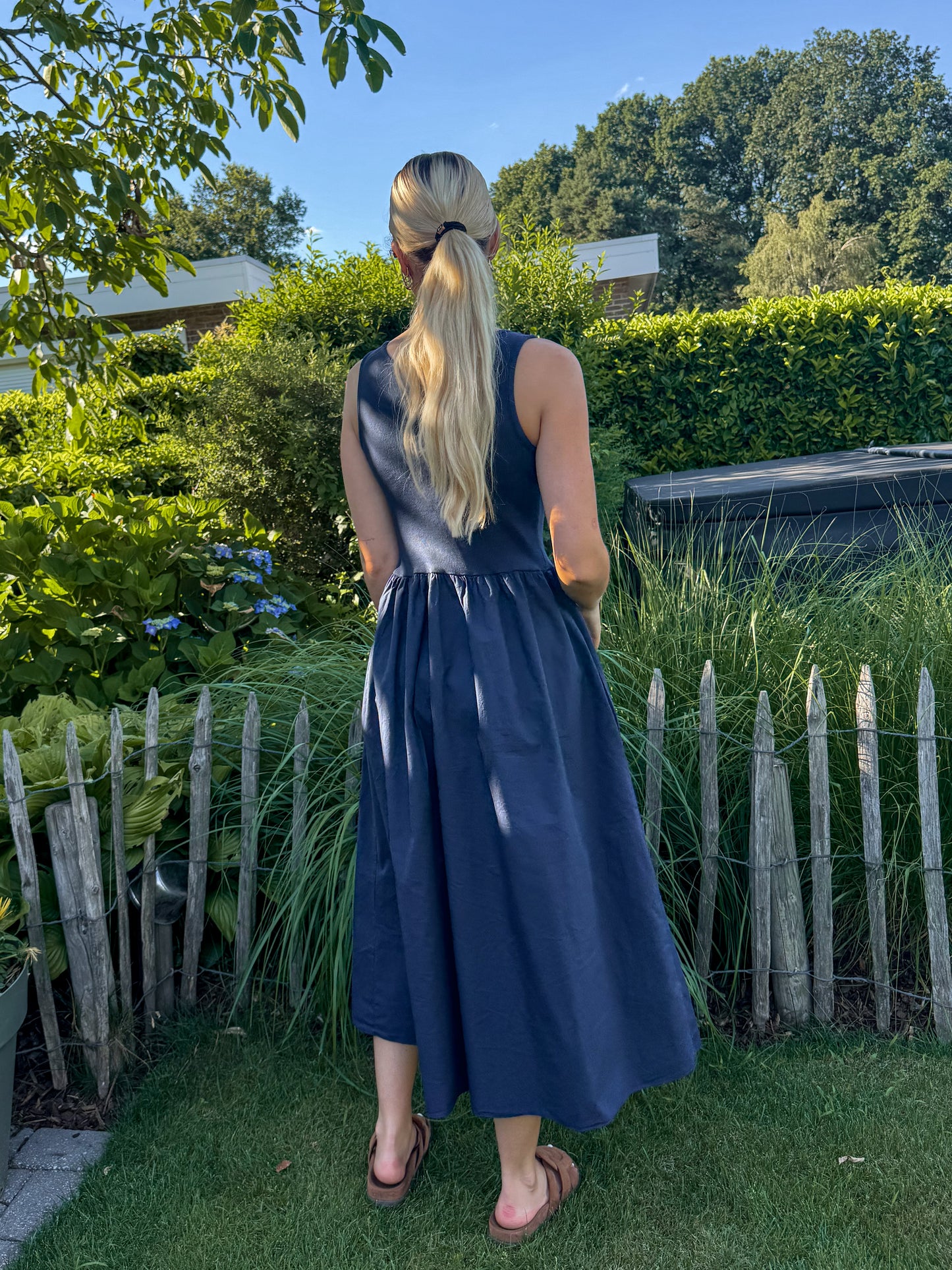 Dress - Sienna navy blue