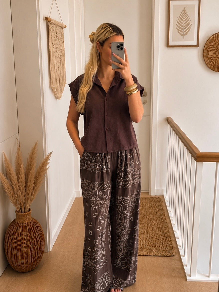 Blouse Maya - Brown