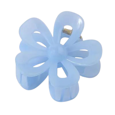 Flower Hairclip Light Blue