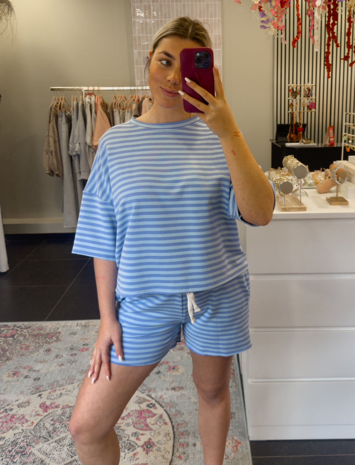 Set blauw