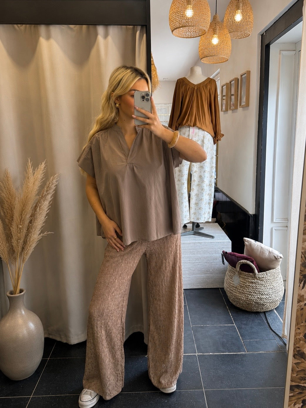 Broek - Lace Taupe