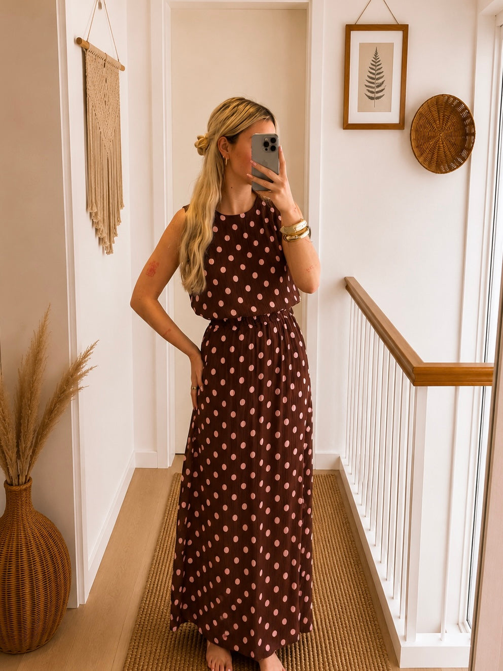 Rok Polka - Brown