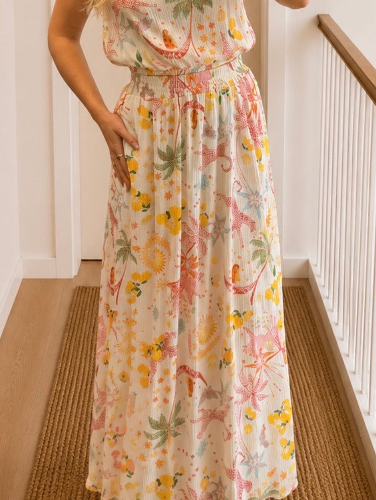 Rok Tropical Sunset - Pink