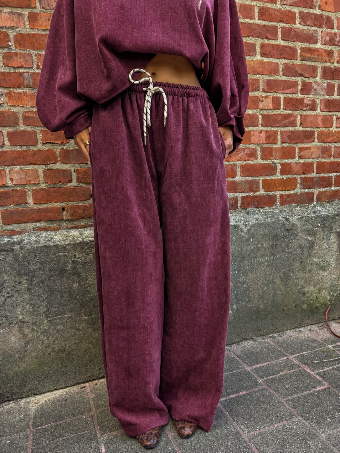 Lou trousers Bordeaux