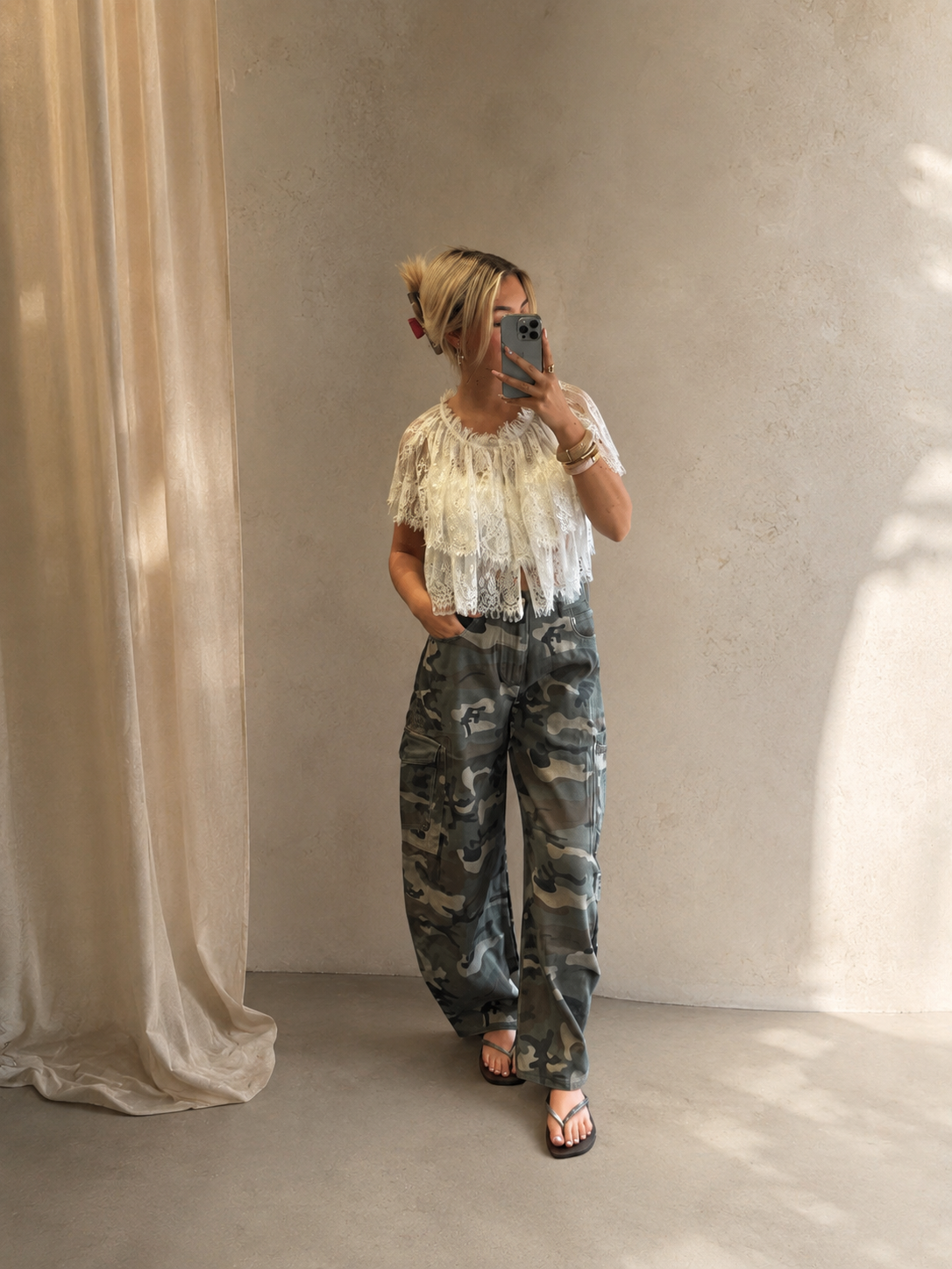 Broek - Camo barrel
