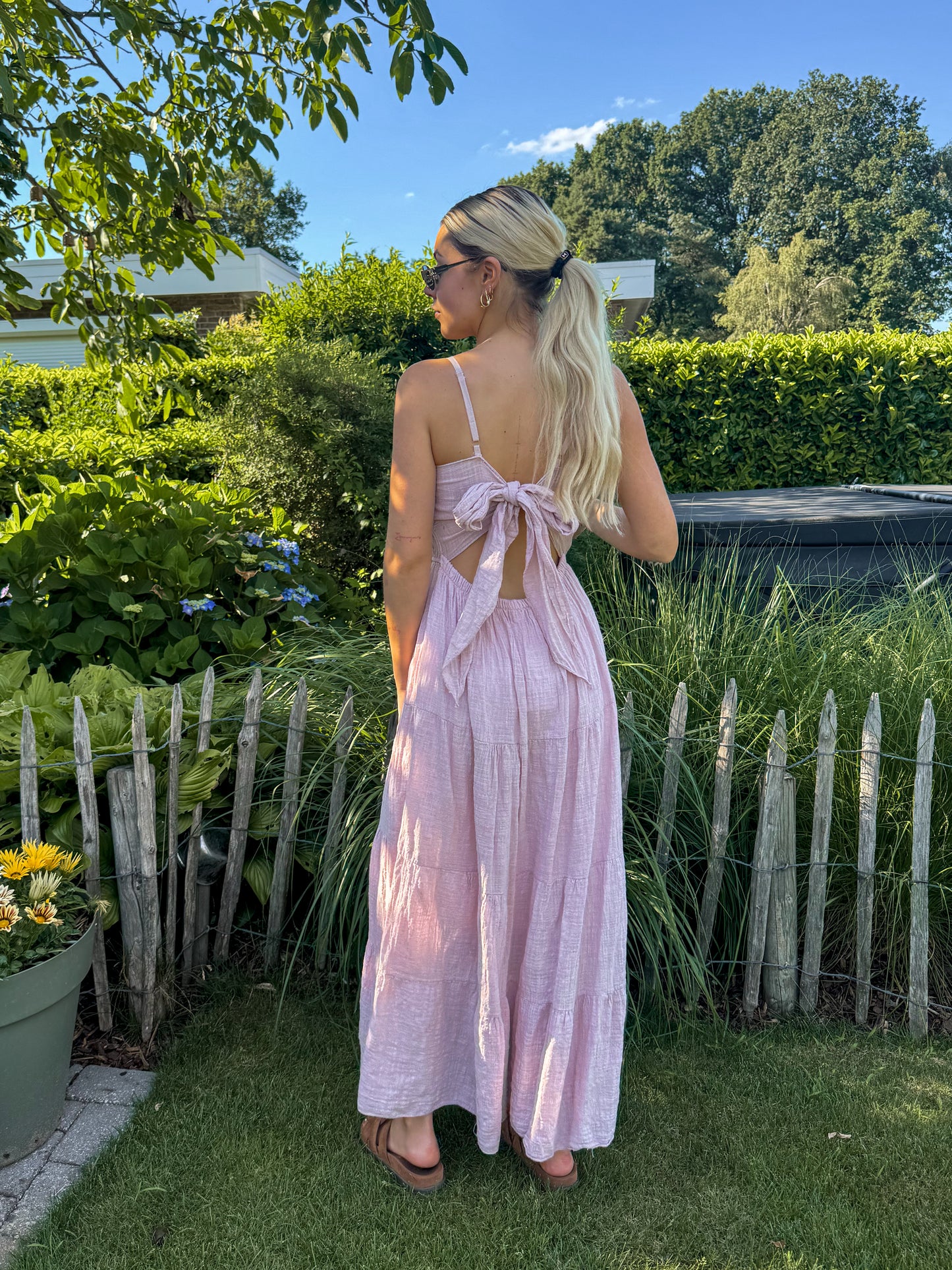 Dress - Luna maxi blush pink