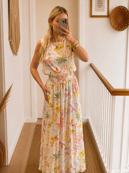 Rok Tropical Sunset - Pink