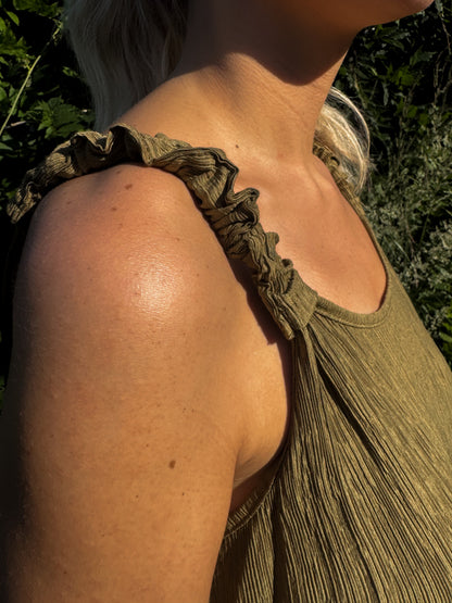 Dress - Elara Olive