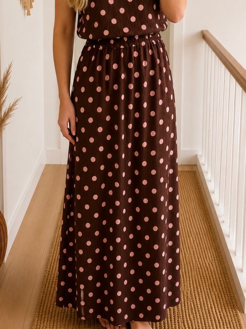 Rok Polka - Brown