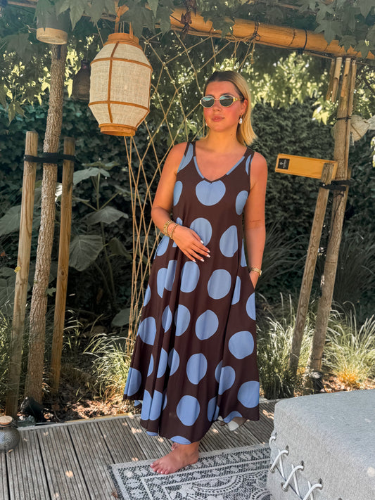 Jurk Alice Donkerbruin