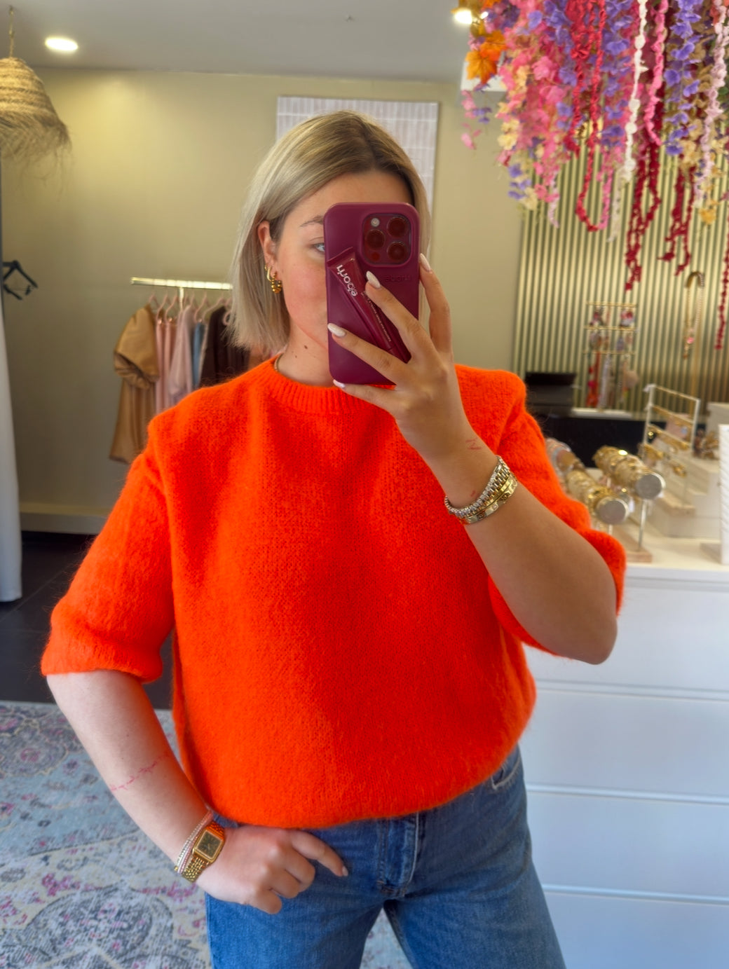 Trui Livia Orange