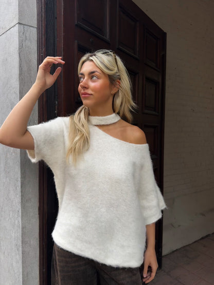 Colette soft knit Ecru