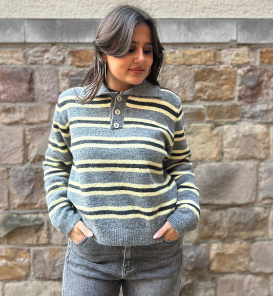 Striped polo