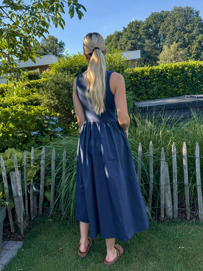 Dress - Sienna navy blue