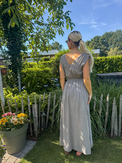 Dress - Aria maxi taupe