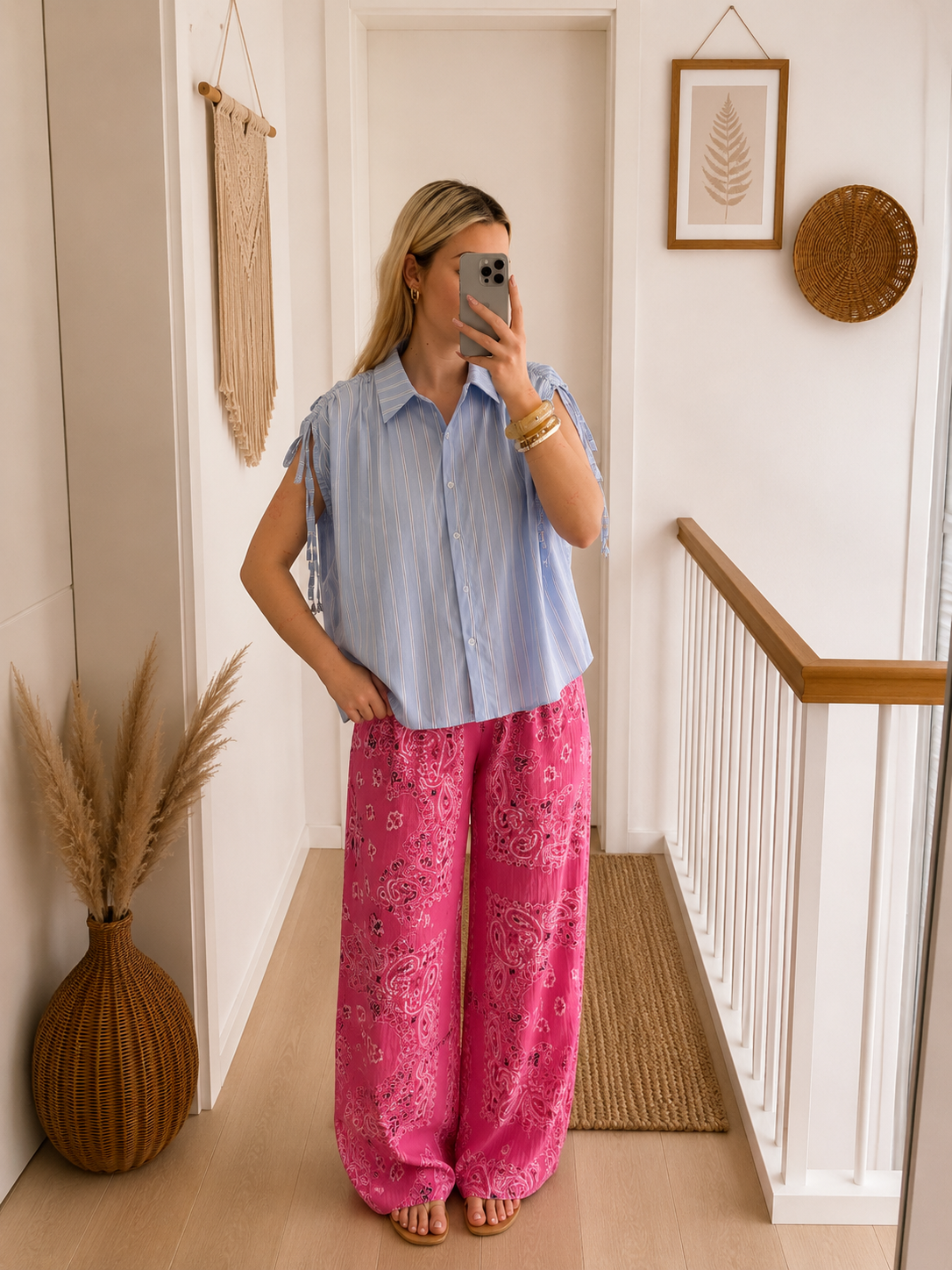 Blouse - Capri Tie Sleeve