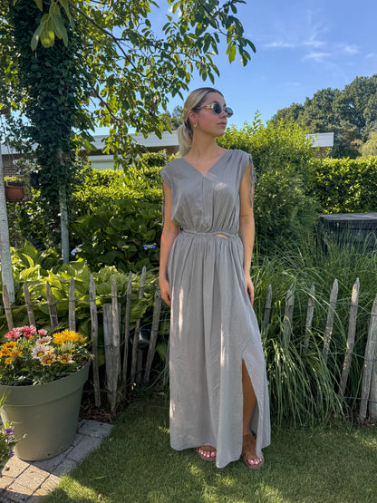 Dress - Aria maxi taupe