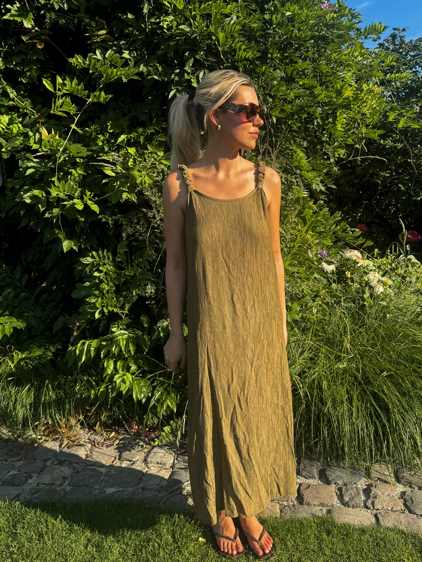 Dress - Elara Olive