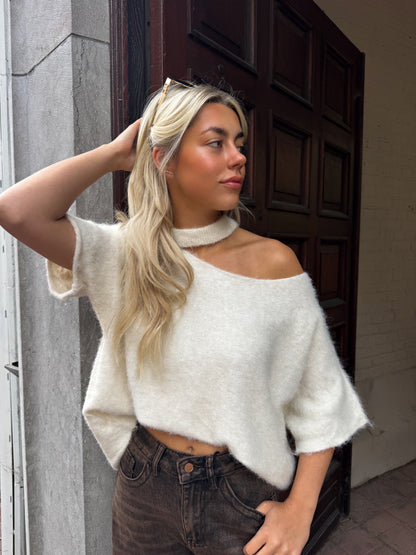 Colette soft knit Ecru