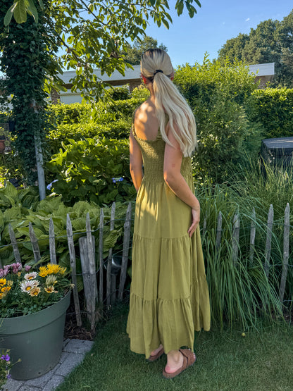Dress - Maeve olive green