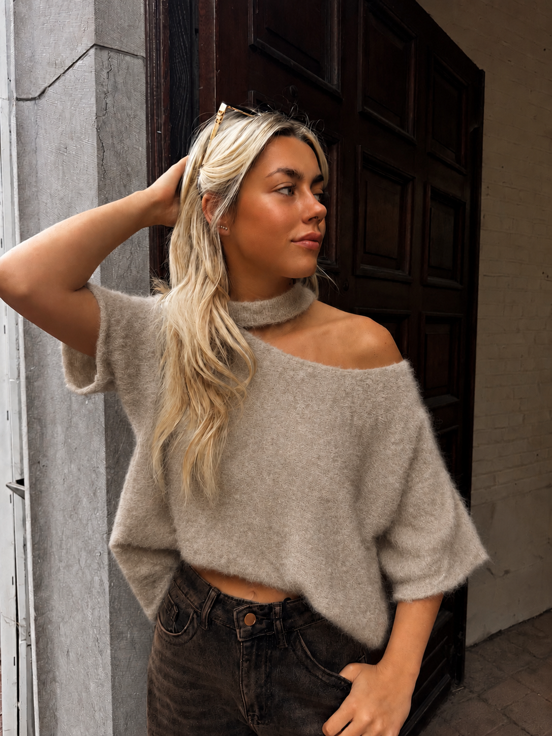 Colette soft knit beige