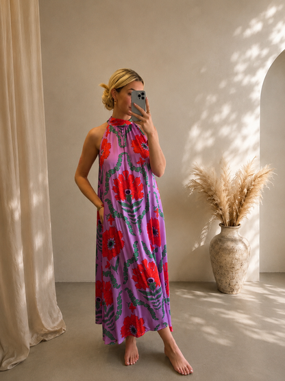 Dress - Poppy bloom
