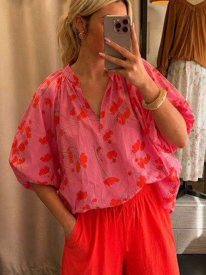 Blouse - Viola pink