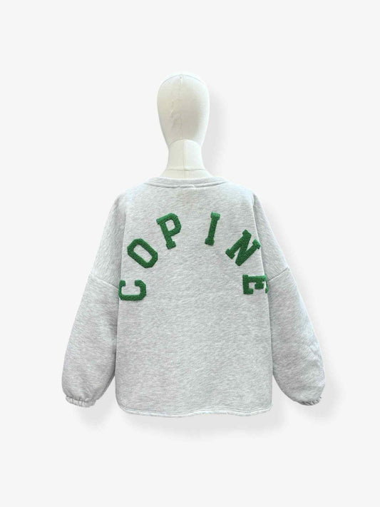 Sweater Copine grijs/groen