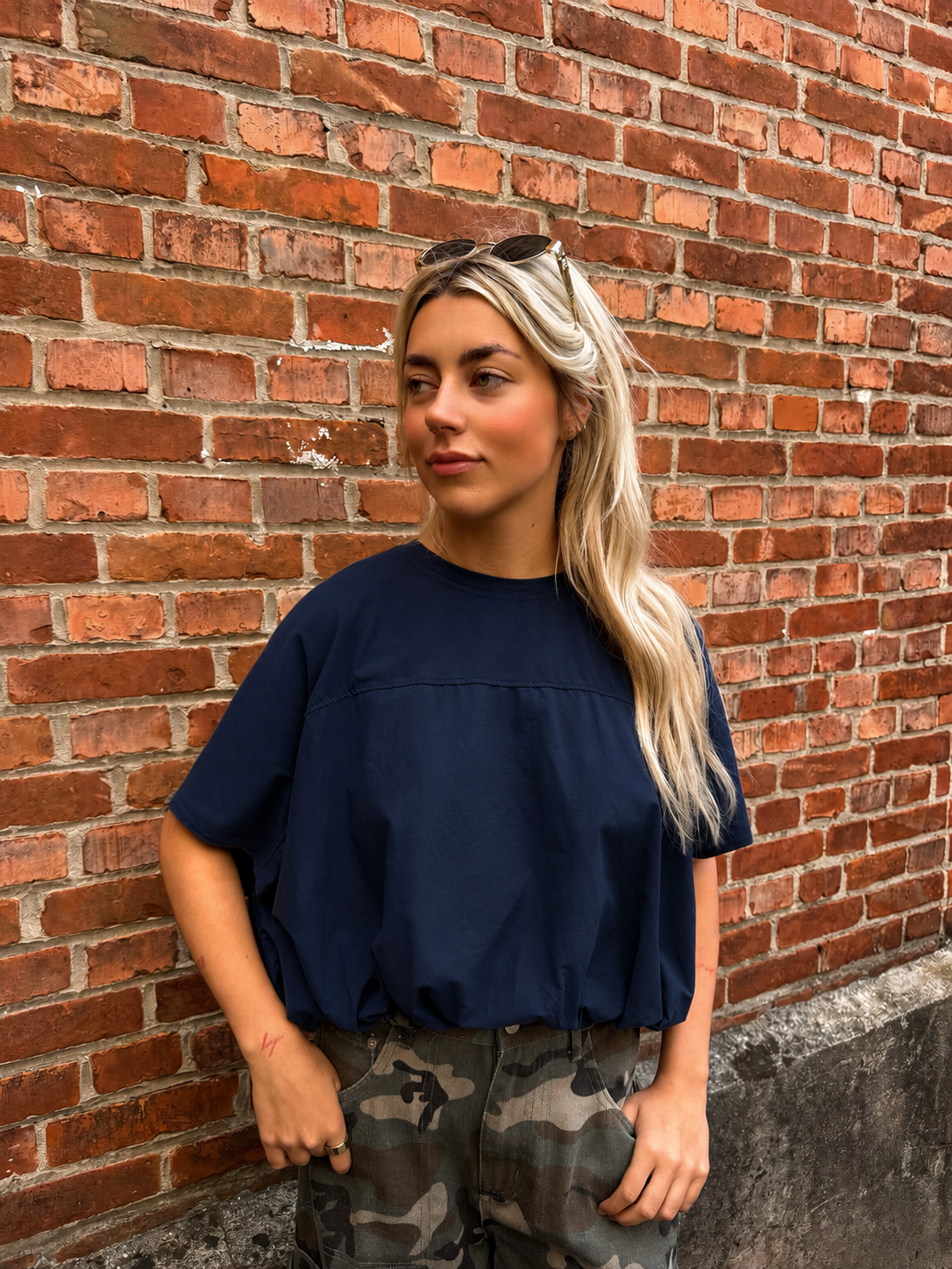 Juno shirt Navy