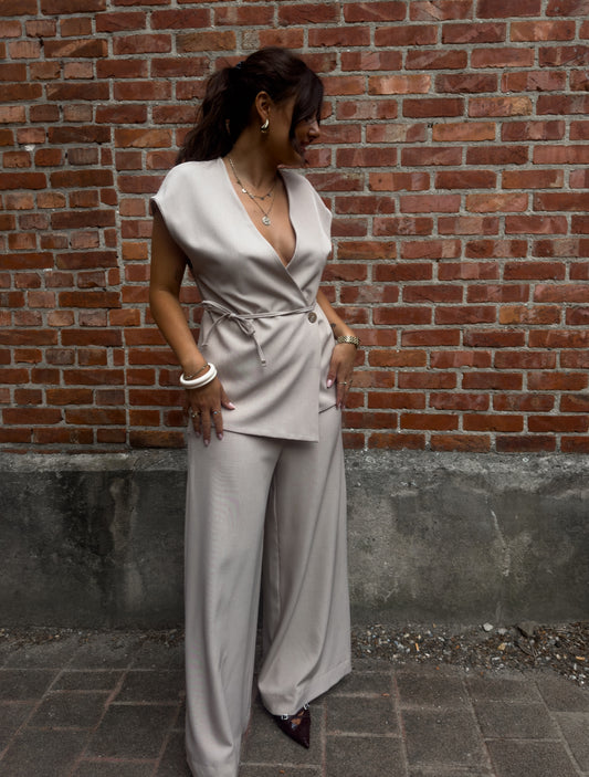 Delphine pantalon beige